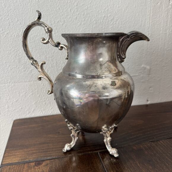 Birmingham Silver Company BSC Silver On Copper Pitcher - Picture 2 of 10